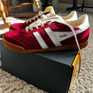 Gola Red and White Sneakers